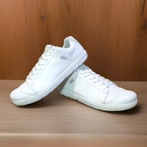 Lems Kourt Whiteout Leather Sneakers Shoes Men’s 13 / Women’s 14.5 Zero Drop